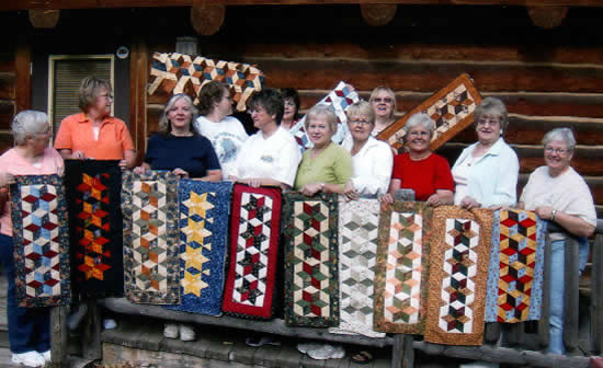 Quilters at Retreat