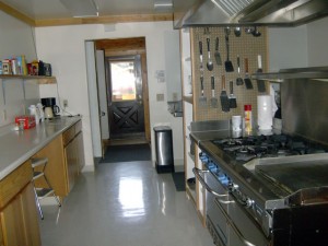 Kitchen at Burnt Out Lodge